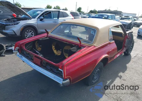 1967 Mercury Cougar из США, поврежденный, VIN 0000007F91C629927